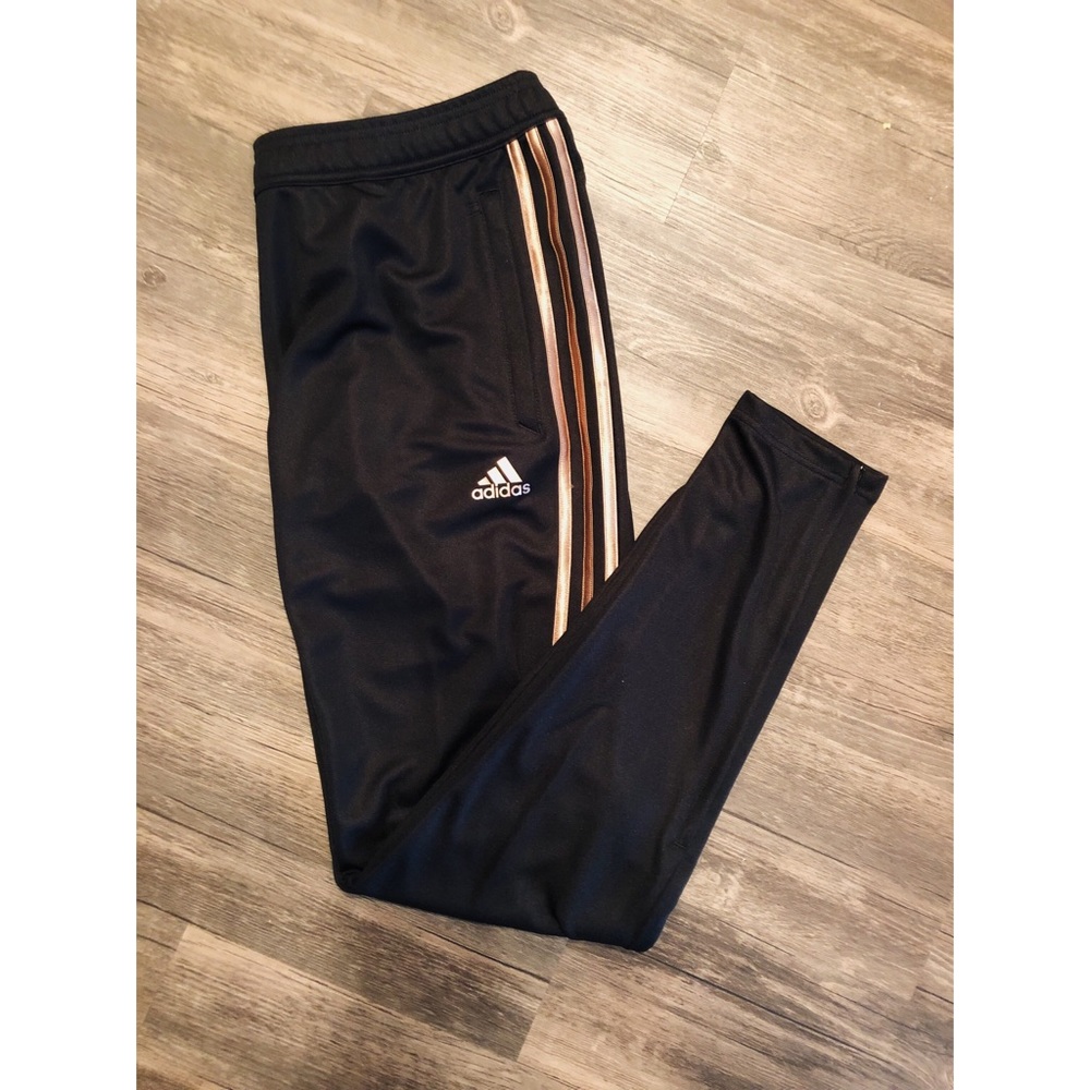 Women’s adidas Tiro Pants Black / Gold! Brand New!